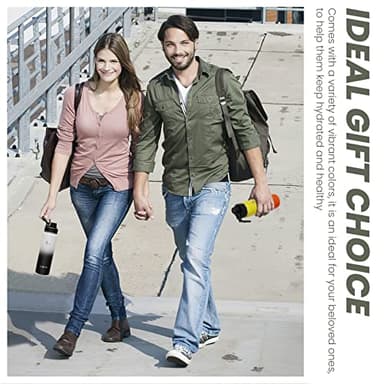 COKTIK Insulated Stainless Steel Water Bottle With Straw Lid, 22 oz Wide Mouth Double Wall Vacuum Insulated Water Bottle Leakproof Lightweight for Hiking, Biking, Running(Fire) - Image 7