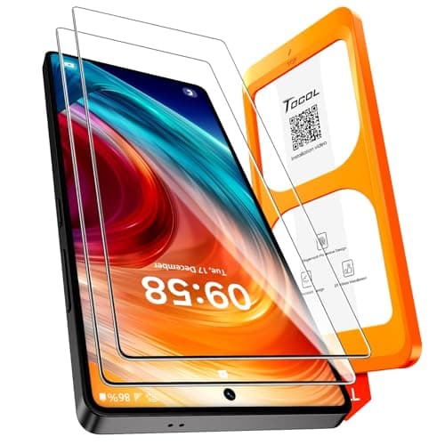 TOCOL for Samsung Galaxy S25 Ultra Screen Protector [9H Hardness] [Military Grade Shatterproof] HD Tempered Glass 2 Pack - Image 1