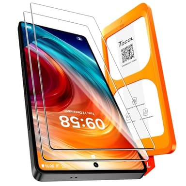 TOCOL for Samsung Galaxy S25 Ultra Screen Protector [9H Hardness] [Military Grade Shatterproof] HD Tempered Glass 2 Pack - Image 1