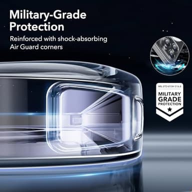 ESR for iPhone 15 Pro Max Case, Compatible with MagSafe, Military-Grade Protection, Resists Yellowing and Scratches, Magnetic Phone Case for iPhone 15 Pro Max, Zero Series, Clear - Image 6