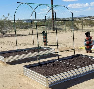 Foxlang 12x2x1.5ft Galvanized Raised Garden Bed,Outdoor Planter Box Metal Patio Kit Planting Bed for Vegetables Flowers Herb,Silver - Image 3