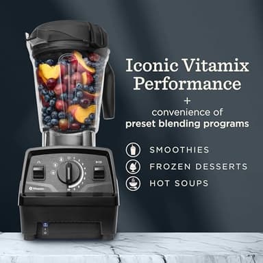 Vitamix Explorian with Programs, Three Blending Programs, Professional-Grade Blender for Smoothies and More, Self-Cleaning Kitchen Appliance, 64 Oz Container, Slate (Renewed Premium) - Image 3