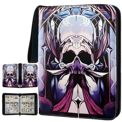 EYEGLEAM Card Binder for MTG/TCG,9 Pocket Trading Card Binder for YGO/PTCG,Holds 720 Cards,Collector Card Album for Standard Game Cards,Toys Gifts(Purple) - Image 1