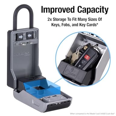 Master Lock High Capacity Key Lockbox, Combination Dial, Removable Shackle - Image 5