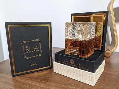 Lattafa Khamrah - Vanilla, Warm Spicy, Amber, Cinnamon - Eau de Parfum Long-Lasting Fragrance for Unisex, 3.40 Ounce / 100 ml - Image 6