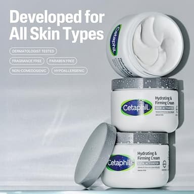 Cetaphil Skin Activator Hydrating & Firming Body Cream 12oz, Mandelic Acid (AHA) and Centella Asiatica (CICA) Cream, Hydrates and Firms Aging Skin, Anti-Aging Skincare, 12 oz - Image 2