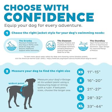 Outward Hound Granby Splash Dog Life Jacket, High-Buoyancy Dog Life Vest for Swimming, Boating, and Water Safety, Large, Yellow - Image 2