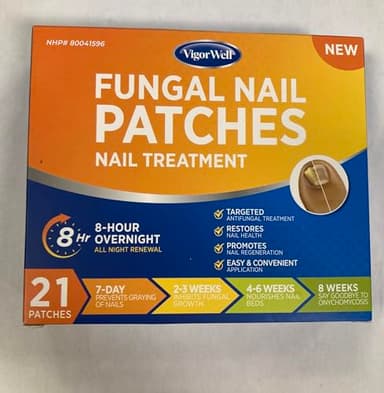 Toenail Fungus Treatment Extra Strength - (Medium) 32 Nighttime Hydrogel Patches for Overnight Toenail Repair - Visible Results in 8 Hours - Fungal Nail Patches for Toenail Fungus Relief - Image 7