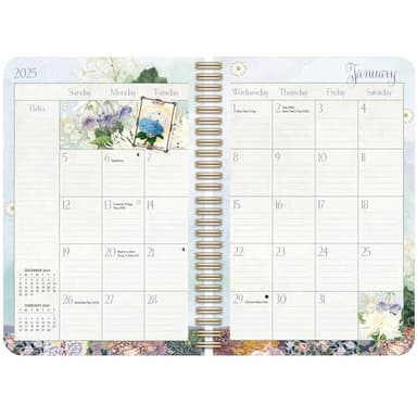 LANG Garden Botanicals 2025 Spiral Engagement Planner (25991011098) - Image 5