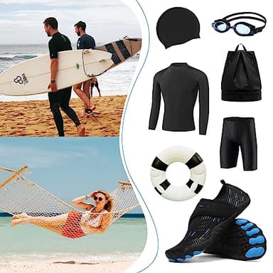 Water Shoes Mens Womens Quick-Dry Barefoot Swim Beach Pool Shoes Aqua Yoga Socks for Hiking Walking Diving Surf Outdoor Water Sports - Image 6