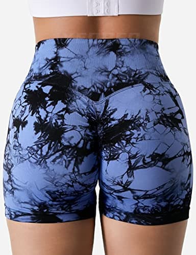 YEOREO Professional Women Workout Shorts 3.6" Scrunch Shorts Seamless High Waisted Contour Gym Yoga Biker Shorts - Image 5