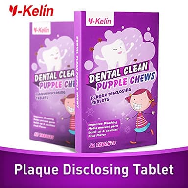Dental Plaque Disclosing Tablets for Kids & Adults - Showing Plaque by Changing Color - Helps Teach Brushing Habits for Clean Teeth - 36 Count - Image 2