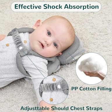 Raelitego Baby Head Protector Backpack for Falling Crawling and Walking Toddler Essentials Harness Infant Koala Toys Helmets Baby Christmas Gifts Essentials Must Have Stuff Items for 0.5-2 Years - Image 2