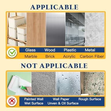 Adhesive Stick Dots Double Sided Removable Mounting Putty - Clear Museum Sticky Tack for Wall, Figurine, Poster Hanging, No Trace Dots - Strong Stick Tack for Party Decor, Balloon & Crafts (100Pcs) - Image 6