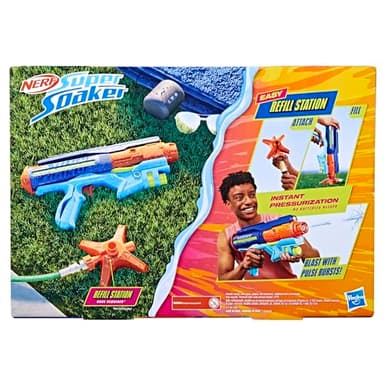 Nerf Super Soaker Power Drench Water Blaster, High Performance Pressurized Blasting, Easy Fill Station, Water Toys, Ages 8+ - Image 13