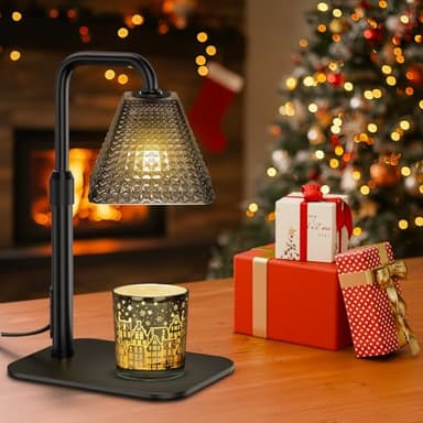 Candle Warmer Lamp with 2 Bulbs, Dimmer Adjustable Height Candle Lamp, 2/4/8H Timer, Home Decor, Wax Melts Warmer for Candle Jar, Thoughtful Daily Gifts for Housewarming, Birthday, Mother, Firends - Image 9