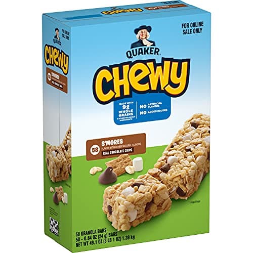 Quaker Chewy Granola Bars, S'mores, 58 Count - Image 1