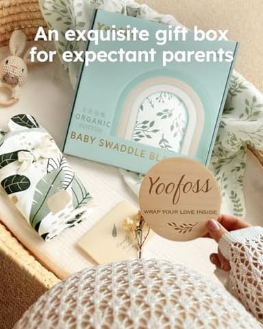 Yoofoss Baby Swaddles for Newborns 100% Organic Cotton, Adjustable Swaddle Sleep Sack 0-3 Months Newborn Swaddle Sack, Breathable Soft(Small) - Image 7