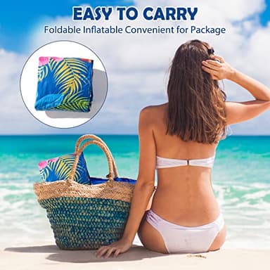 Inflatable Pool Floats Raft - Oversized for Adults, Cooling Pool Float Contour Lounger with Headrest for Swimming Pool, Lake, Summer Party Float - Image 7