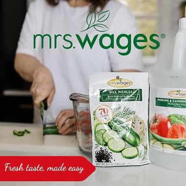 Mrs. Wages Pickle Mix, Xtra Crunch, Easy-To-Use, Fast Results, Great Taste & Crispness, Ensures Crunchiness, 5.5 oz Jar (Pack of 1) - Image 7