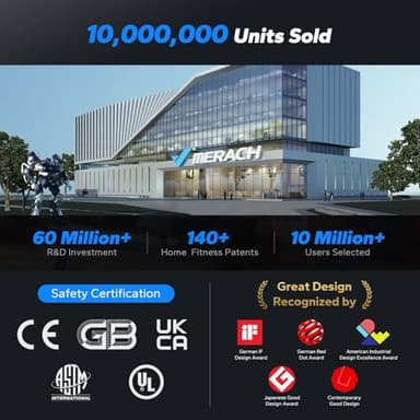 MERACH Rowing Machines for Home, Adjustable Air Resistance Professional Indoor Rowing Machine, Ergonomic Comfort Seat, Performance Monitor and Device Holder, Easy Storage - Image 9