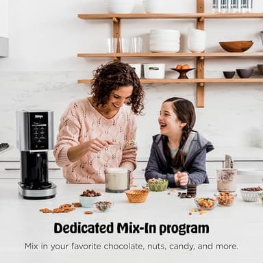 Ninja CREAMi | Ice Cream Maker Bundle | Includes (4)16 oz. Tubs for Gelato, Mix-ins, Milkshakes, Sorbet, Smoothie Bowls & More| 7 One-Touch Programs| Compact Size| Perfect for Kids | Silver - Image 6