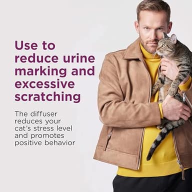 COMFORT ZONE 6 Pack Cat Calming Diffuser Refills; 30-day Refills; Pheromones Help Cat Anxiety - Image 2