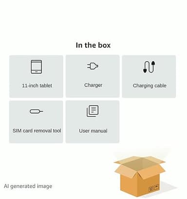 Tablet 11 inch Android 15 Tablet, 2025 Latest Update 128GB ROM 16GB RAM, 4G LTE Tableta, 5G WiFi+Cellular, Octa-Core MTK8786, 21MP Dual Camera,1TB Expand, Incell FHD Screen, T-Mobile SIM Card Support - Image 10