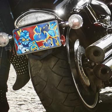 VulgrCo Custom License Plate - UV Printed Personalized License Plate for Car, Truck, SUV, Photo & Logo, Door Plate Cover, Vanity Auto Accessory, 6x12 Inch - Image 6