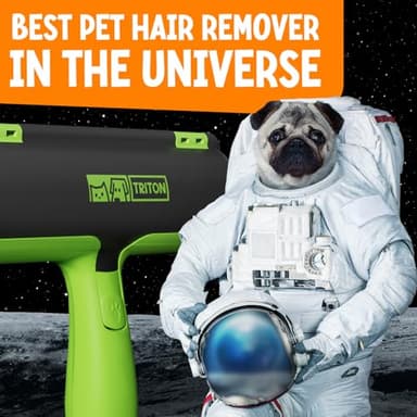 Triton Pet Hair Removal Tool w/Fur Trapping Compartment, 60% Smaller Storage Size, Reusable Shedding Roller, Cat and Dog Hair Remover for Car, Furniture, Carpet, Couch (Green) - Image 8