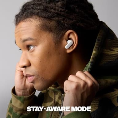 Skullcandy Dime Evo Wireless Earbuds, Bluetooth Headphones, Noise Isolating Fit, Up to 36 Hours Battery, Microphone for iPhone Android, Easy Carry with Clip-Anywhere Case - Bone - Image 5