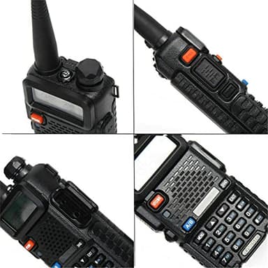 BAOFENG UV-5R Two Way Radio Handheld Ham Radio Dual Band Walkie Talkie (5R-2PACK) - Image 4