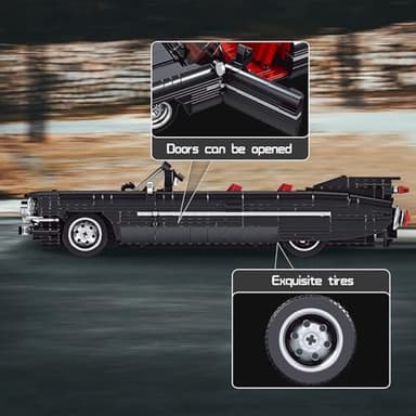 Mould King Sports Car Building Block Kits, MOC Supercar Racing Car Model Building Sets, Gift for Kids Age 8+/Adult Collections Enthusiasts(1245 Pieces, Static Version) - Image 3