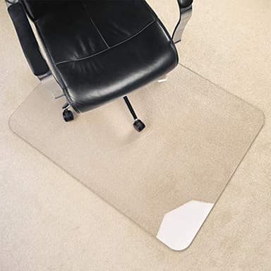 [Upgraded Version] Crystal Clear 1/5" Thick 47" x 35" Heavy Duty Hard Chair Mat, Can be Used on Carpet or Hard Floor - Image 4
