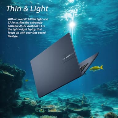 ASUS VivoBook Laptop | 40GB RAM | 1TB PCIe SSD Storage | 14" FHD Display | Intel 12th Generation 6 Core Processor | Bluetooth | HDMI | Thin & Light | Windows 11 Pro | w/WOWPC Recovery USB - Image 4