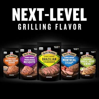 McCormick Grill Mates Marinade, Brazilian Steakhouse, 30 Minute Liquid Marinade, Single Use Pouch, No Waste, Exciting Brazilian-Style Flavor for Chicken, Steak, and More, 5 oz (Pack of 6) - Image 20