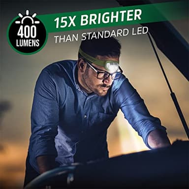 Energizer PRO-400 Rechargeable LED Headlamp (2-Pack), IPX4 Water Resistant, High-Powered Bright LED, Multiple Light Modes, Best Headlight for Camping, Running, Outdoors, Emergency Light, USB Included - Image 2