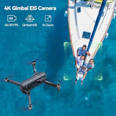 Ruko F11GIM2 Drones with Gimbal+EIS 4K Camera for Adults, 96 Min Long Flight Time 16404ft Long Range FPV, Auto Return Home with GPS, Level 6 Wind Resistance, Foldable Quadcopter - Image 3