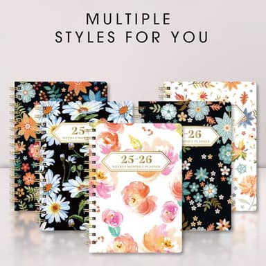 Ymumuda 2026 Planner, Daily Weekly and Monthly Planner，Jan 2026 - Dec 2026, 8.4" x 6.3", 2026 Calendar Planner Book with Tabs, Spiral Notebook with Inner Pocket for Office Home School Supplies - Image 6