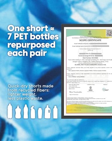 maamgic Mens Swim Trunks with Compression Liner Bathing Suit 7 inch Swim Shorts Swimwear Swimsuit Quick Dry Zipper Pockets Black Floral Medium - Image 3