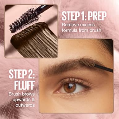 Maybelline Superfluff Volumizing Brow Mousse, All Day Tinted Brow Gel For Soft Full Brows, Soft Brown, 1 Count - Image 4