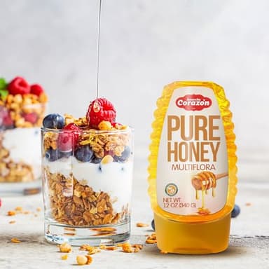 Amorcito Corazón Squeezable Pure Raw Honey 10.6oz (300g) - Image 5