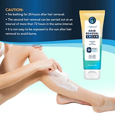 Hair Removal Cream: Intimate/Private Hair Removal Cream for Women and Men - Hair Removal for Body Legs Arms Underarms - Painless Bikini Hair Removal Cream - Depilatory Cream - Skin Friendly - 120g - Image 6