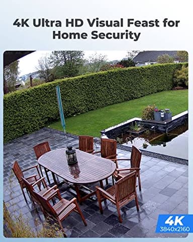 REOLINK 4K/8MP Wired Security PoE IP Camera, Human/Vehicle/Pet Detection, Time-Lapse, 100ft IR Night Vision, Work with Smart Home, Up to 512GB microSD Card, Outdoor/Indoor Surveillance, RLC-810A - Image 2