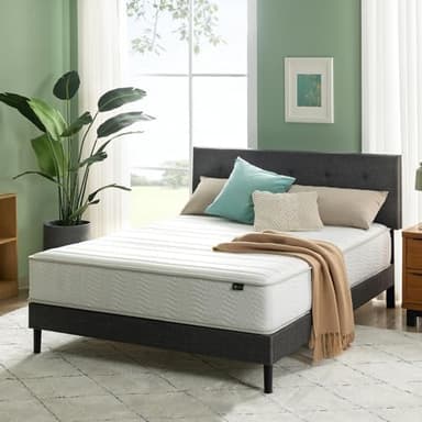 ZINUS 10 Inch Foam and Spring Hybrid Mattress [New Version], Full, Fiberglass Free, Medium Firmness, Durable Support, Certified Safe Foams & Fabric, Mattress in A Box - Image 3