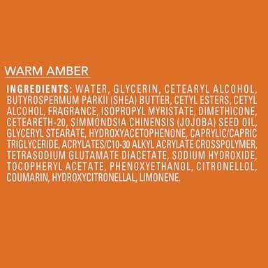 Jergens Shea Fusion Warm Amber Body Lotion, Moisturizer with Shea Butter & Vitamin E, 14 Fl Oz - Image 7