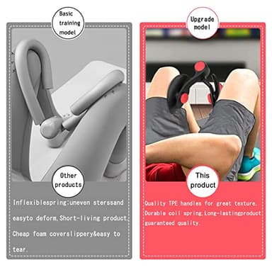 TINRIEF Thigh Master Hip Trainer Kegel Exerciser, Pelvic Floor Trainer, Kegel Trainer for Postpartum Rehabilitation, Trimmer Inner Thigh, Thigh Toner Workout - Image 4