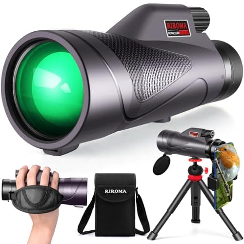 12x60 Monocular Telescope High Powered with Smartphone Adapter Tripod Plus Portable Bag, Larger Vision Monoculars for Adults with BAK4 Prism & FMC Lens, Suitable for Bird Watching Hiking acmeopts - Image 1