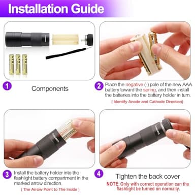 Black Light UV Flashlight,Vansky Blacklight 12 LED Urine Detector For Dog/Cat/Pet Urine & Dry Stains and Bed Bug On Carpets/Rugs/Floor,Matching with Pet Odor Eliminator - Image 7