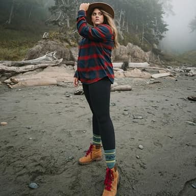 High Waisted Leggings for Women - No See Through Tummy Novelty Workout Yoga Pants with Pockets Reg & Plus Black - Image 5